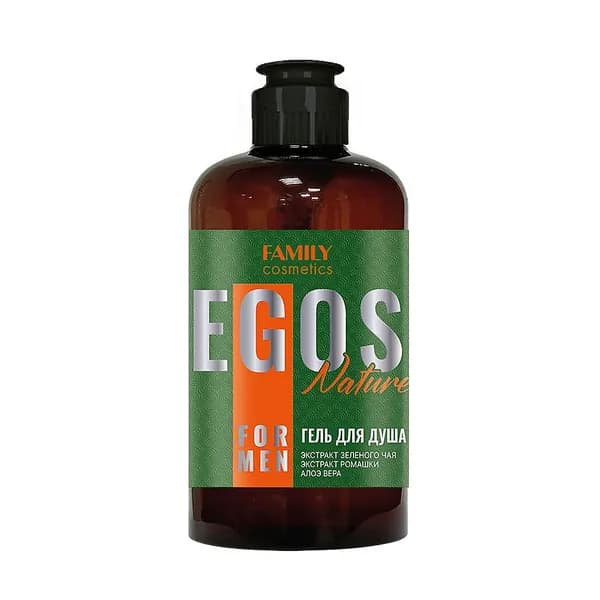 FAMILY COSMETICS EGOS for men Гель для душа NATURE, 470мл
