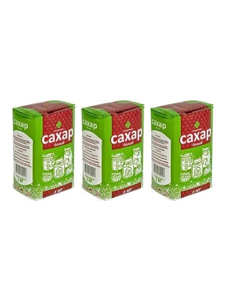 Сахарный песок Продимекс, 3 уп по 1 кг, Россия
