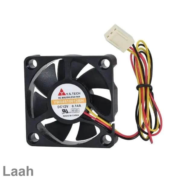 YW04510012BH Новый квадратный охлаждающий вентилятор YW04510012LM DC12V 0.14A 45*45*10 мм 4cm