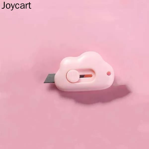 1 шт. Mini Pocket Cloud Art многофункциональный нож для резки бумаги, упаковки, сменным лезвием, канцелярский инструмент.