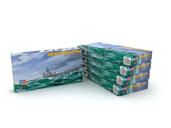 Hobbyboss 87013 1/700 U.S. подводная лодка "Маленькая акула" SS-212 1944 года выпускасборная модель корабля