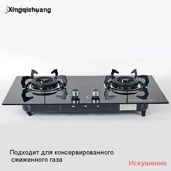 Газовая Варочная панель ADBF6806429A435B95DC8CF1EF2799BA, черный матовый