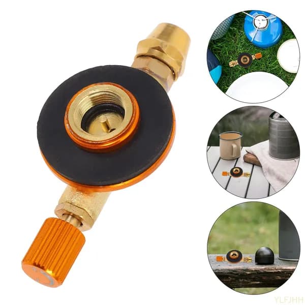 Адаптер для газового прибора для кемпинга, коннектор для походной плиты для пешего туризма и пикников
