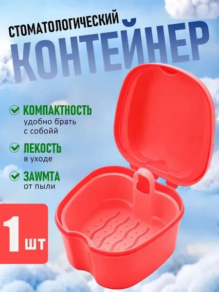 Контейнер для зубных протезов, капы