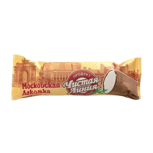 Мороженое Чистая линия Московская лакомка 12% 80г