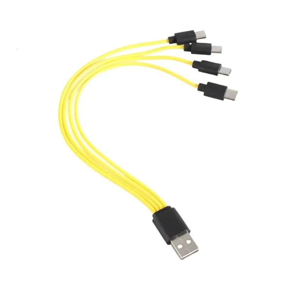 Универсальный кабель USB - Type C с поддержкой быстрой зарядки, Один на четверых
