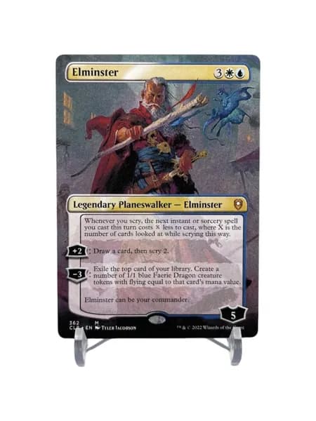 Волшебство в твоих руках: Уникальная карта Magic: The Gathering (MTG) Прокси-карта с Прозрачная защитная пленка защитит вашу колоду в качестве подарка.