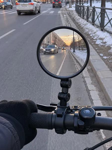 Зеркало заднего вида для наблюдения за ребенком (для коляски и велосипеда)1шт