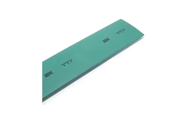 Трубка ТУТнг-LS 18/9 зеленая (1м) термоусадочная для изоляции соединения кабеля IEK