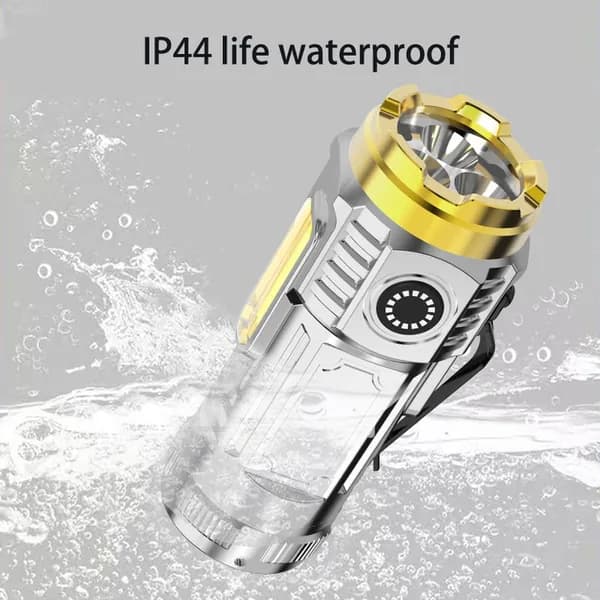 Многофункциональный миниатюрный портативный фонарь для использования на открытом воздухе, крепящийся на шляпу, с мощным креплением.