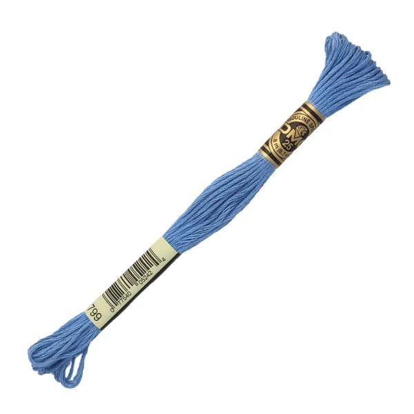Мулине ДМС нитки для вышивания DMC, 8 м, 1 шт, цвет 799