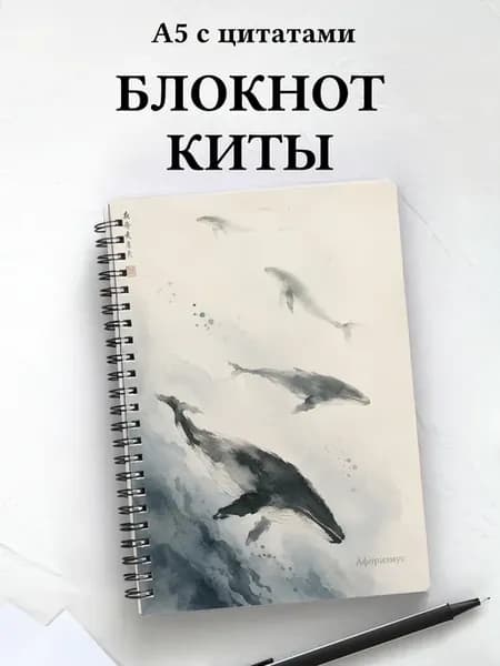 Блокнот Киты