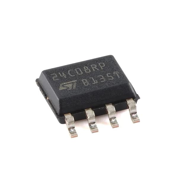 1 штука микросхемы M24C08-RMN6TP SOP-8 8Kbit с последовательным интерфейсом I2C и памятью EEPROM