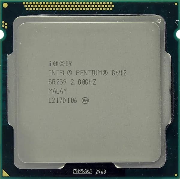 Процессор Socket LGA 1155 Intel Pentium G640 ( 2 ядра / 2 потока / 2800 МГц )