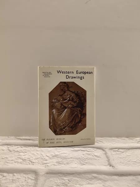 Канцелярия антикварная винтажная Набор из 16 открыток Western European Drawings Рисунки западноевропейских мастеров