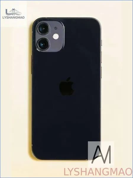 Найдите сокровища товаров!Макет смартфона iPhone 12 mini черного цвета (черный экран