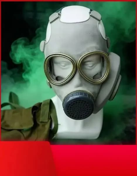 Купить ретро противогаз 65 типа - советский стиль, винтажный военный аксессуар