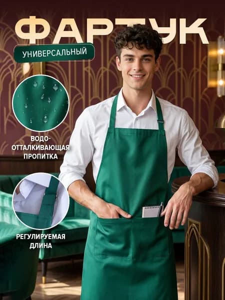 Фартук рабочий кухонный мужской