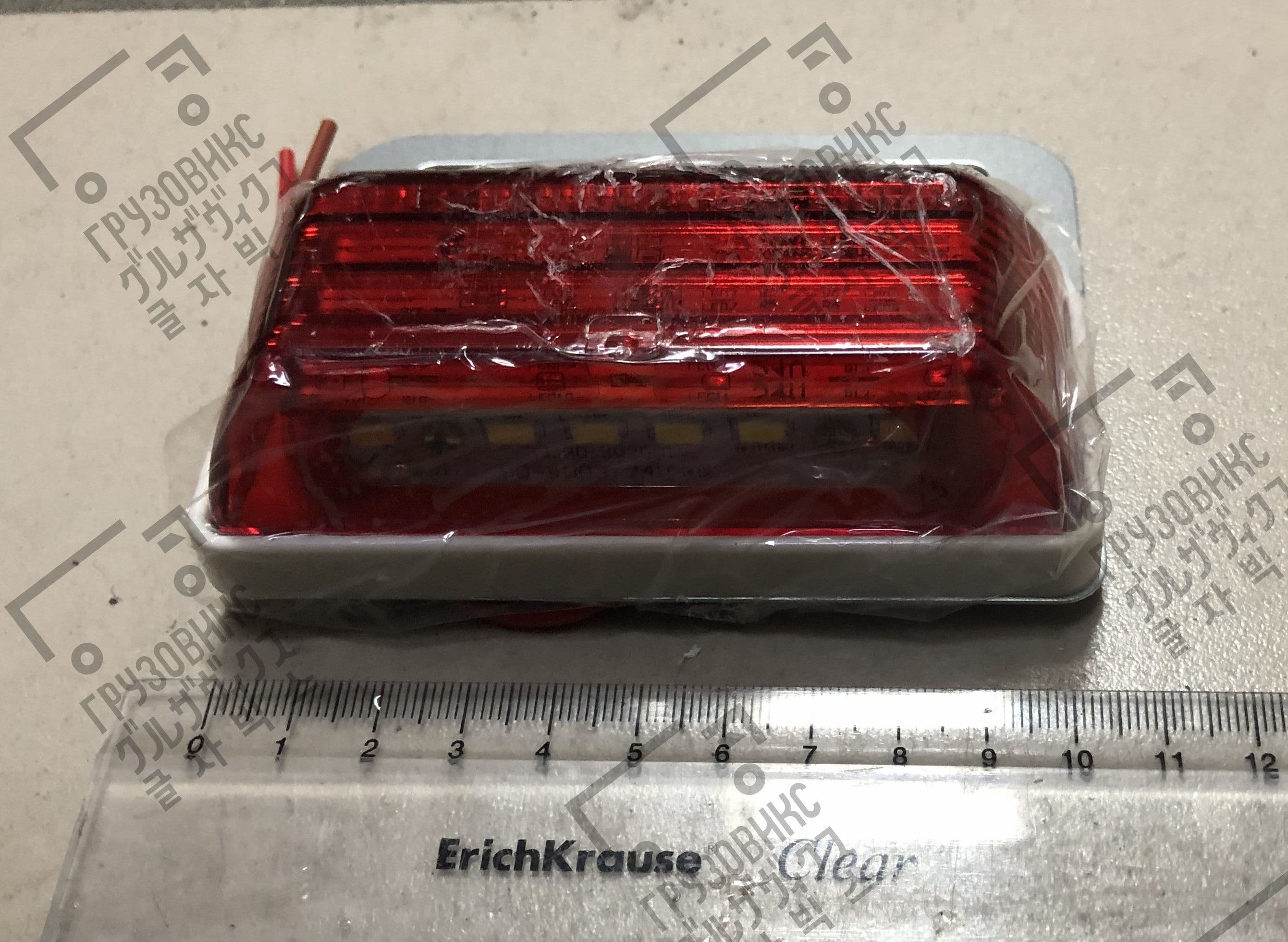 SD-4003R Габарит универсальный на борт, красный, 24V, LED, SL