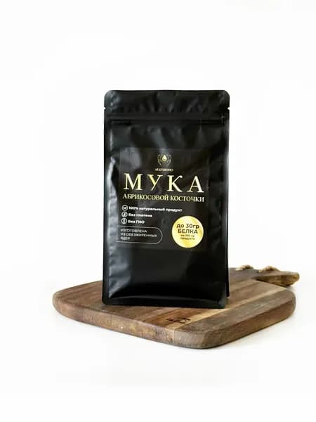 Мука из обезжиренной абрикосовой косточки (Протеин), 500 гр, ДЕДУШКИНО
