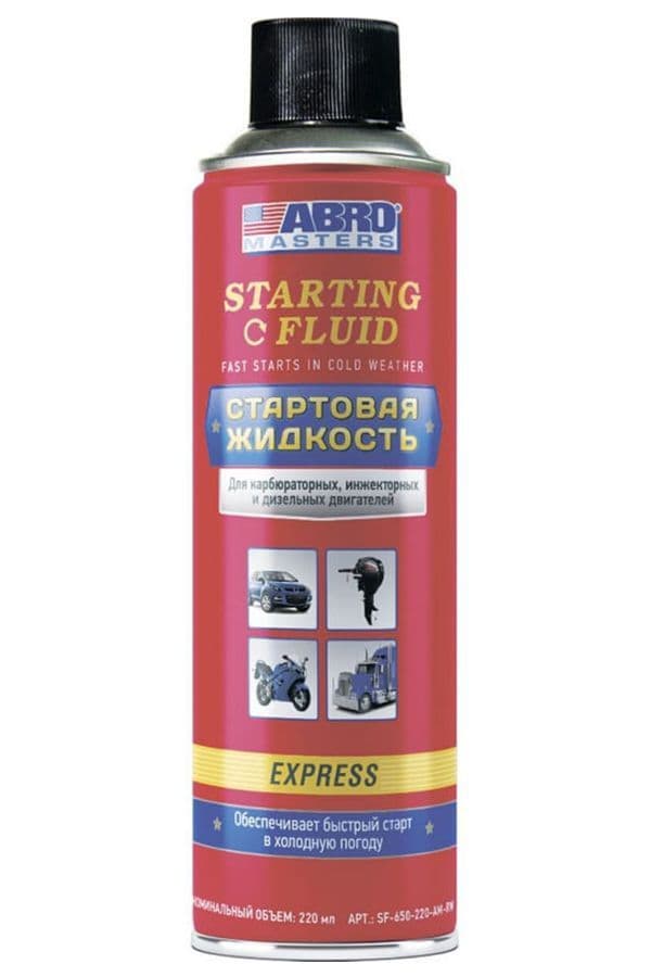 Стартовая жидкость ABRO MASTERS SF-650-220-AM-RW 220мл