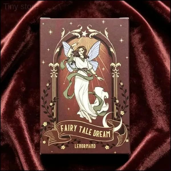 Оракул Ленорман Fairy Tale Dream 44 карты в стиле сказочного Таро, для предсказаний и настольных игр, подарок для любителей карт, 1 колода