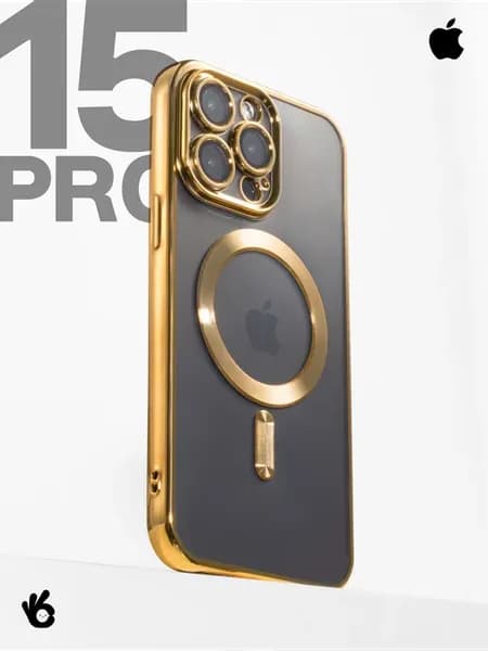 Чехол на iPhone 15 Pro MagSafe с окантовкой