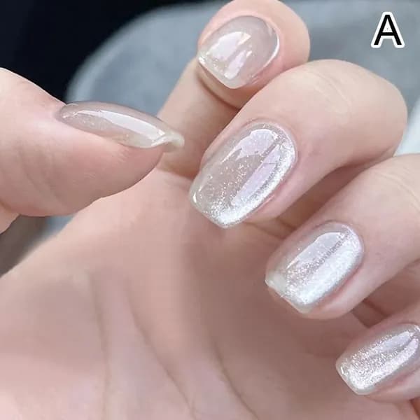 Кошачий глаз Длинные накладные ногти( 24 типсы + клей )