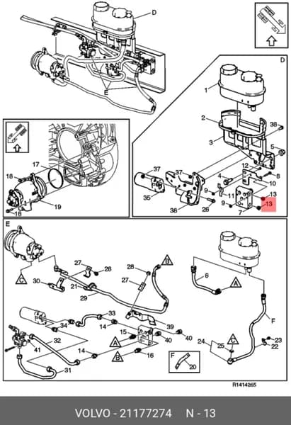 пробка volvo (VOLVO 21177274)