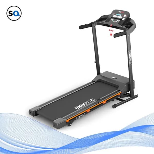 Беговая дорожка для дома UNIX Fit ST-550LE складная, пиковая мощность 2.0 л.с, до 120 кг, беговое полотно 120x42 см, скорость 0.8 - 12 км/ч, угол наклона 0-15 %