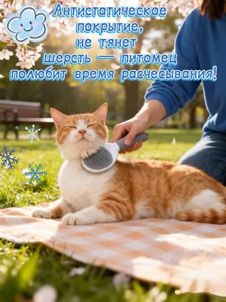 Щётка для вычесывания шерсти у животных