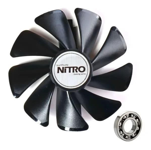 Вентилятор сменный для Sapphire NITRO RX480, RX 470, RX570. 95 мм CF1015H12D