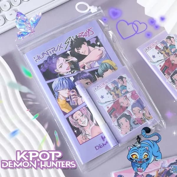 Набор канцелярских принадлежностей K-pop Demon Hunters