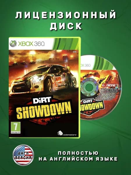 Dirt Showdown Английская версия видеоигра на лицензионном диске Xbox 360