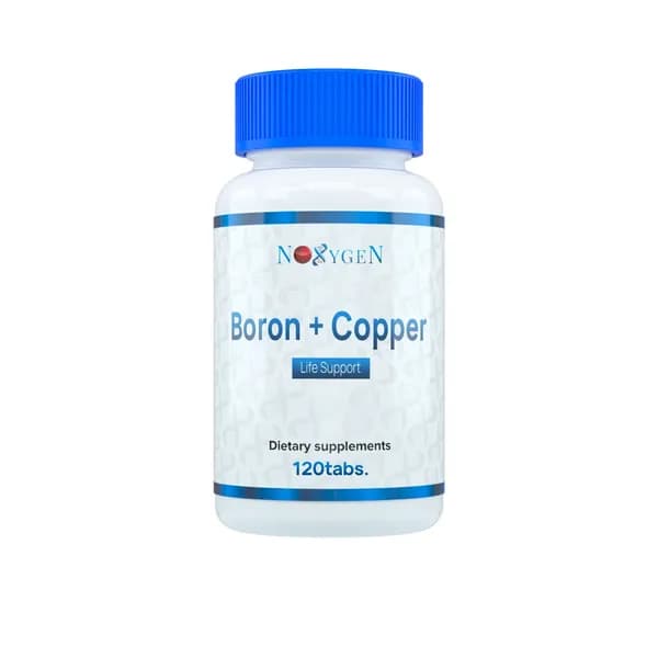 Boron + Copper 120 табл. (бор медь) здоровье костей, кожи, суставов, волос и ногтей.