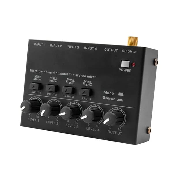 Sound Mixer, легкий и компактный, с низким уровнем шума, для клубов, баров, студий