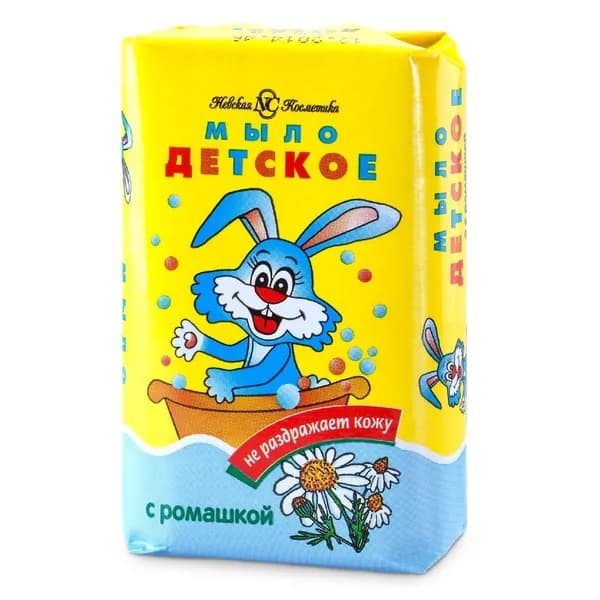 Детское мыло Невская Косметика, с ромашкой, 90 г