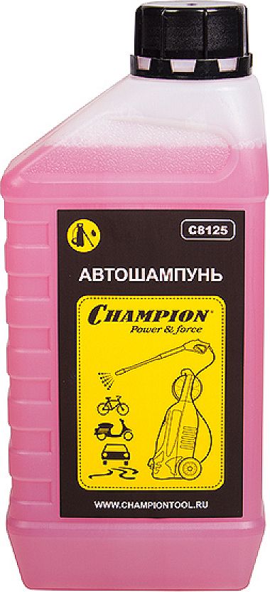 Автошампунь Champion / Чемпион для бесконтактной мойки, 1л / автохимия