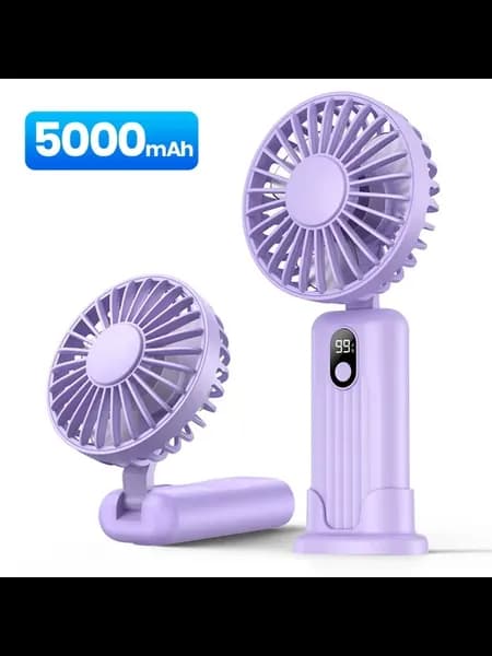 Портативный мини-вентилятор 3-в-1 USB Фиолетовый, Purp