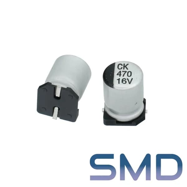 470мкФ 16В / SMD / 8x10,5 / 105 С / конденсатор электролитический (5шт)