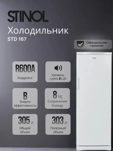 Холодильник Stinol STD 167 White Уцененный товар