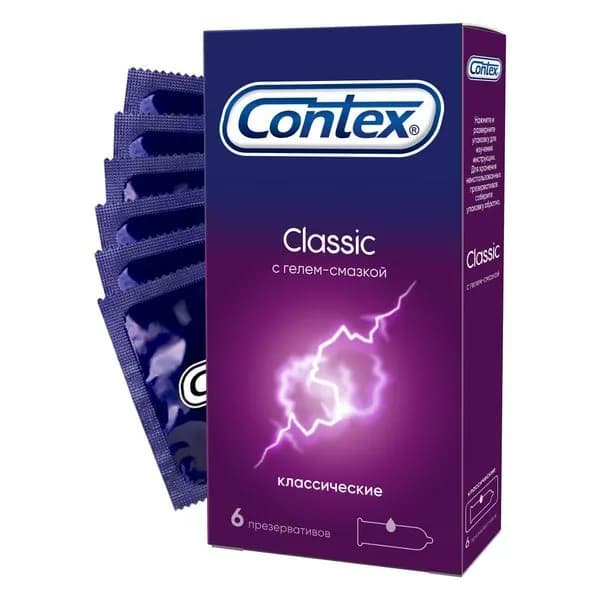 CONTEX Classic Презервативы классические 6 шт