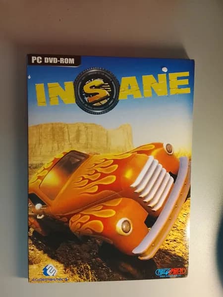 Диск с винтажной игрой для слабого ПК Insane