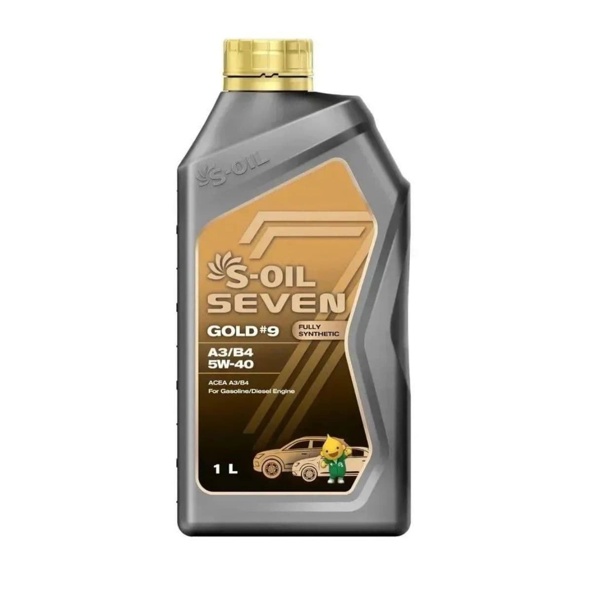 S-OIL SEVEN gold #9 a3/b4 5W-40 Масло моторное, Синтетическое, 1 л