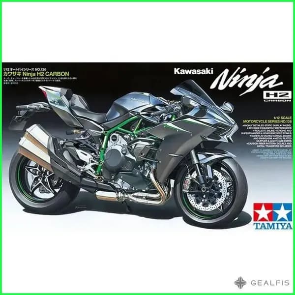 Сборные автомобилей модели Tamiya-14136 1/12 Kawasaki Ninja H2 Carbon Fiber Edition Motorcycle model kit