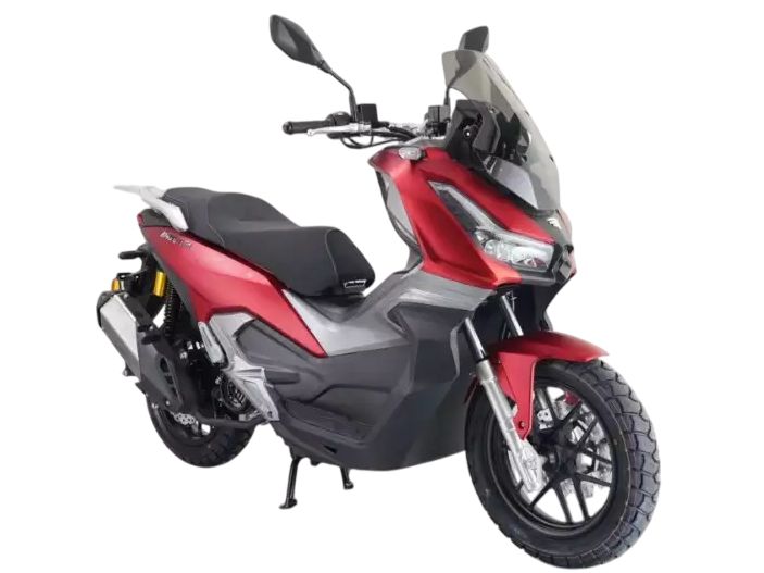 Скутер бензиновый VMC JET T1700 без ПТС (под 49, карбюратор) красный матовый/схож с Honda X-ADV