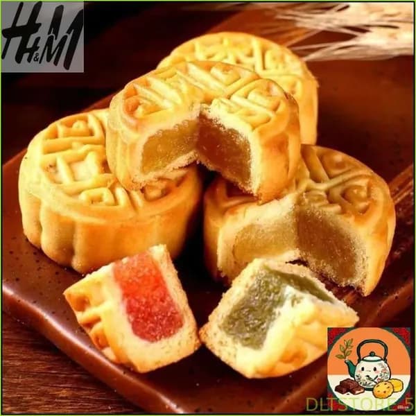 Новинка!8шт. Маленькие Фруктовые Пироги "Юэбин&с Разными Вкусами (Ананас, Клубника, Хамимело