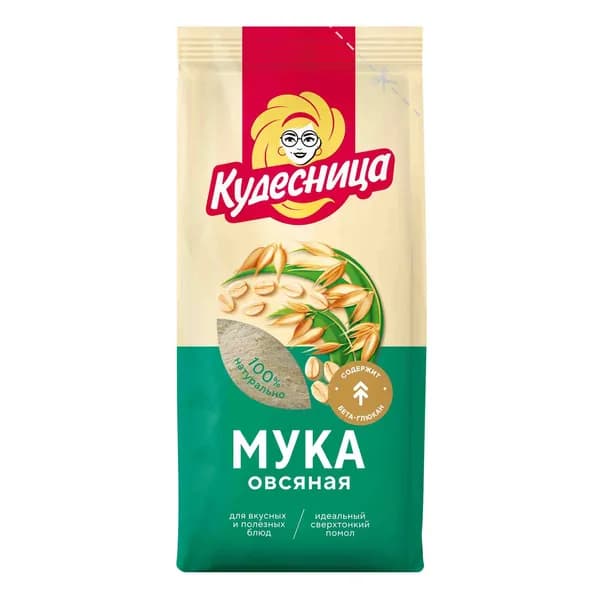 Мука Кудесница овсяная 400 г