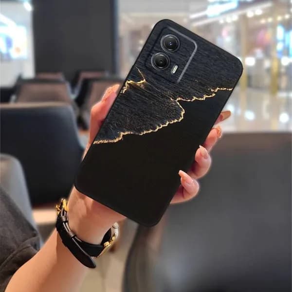 Чехол Lulumi для телефона MOTO G53 5G, противоударный, грязеотталкивающий, прочный, из ТПУ с мультяшным рисунком.