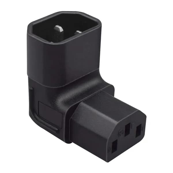Штекер для преобразования названия продукта IEC320 C14 в C13 PDU-JD 42 с верхним изгибом